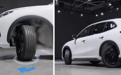 Geely EX5 Pamer Kemudi Empat Roda 90 Derajat, Bisa Berputar di Tempat dan Mode Kepiting
